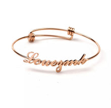 Load image into Gallery viewer, Custom Name Bangle