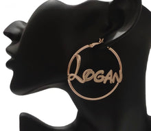 Load image into Gallery viewer, Custom Hoop Earrings
