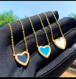 “Te Amo” -Dainty Heart Necklace