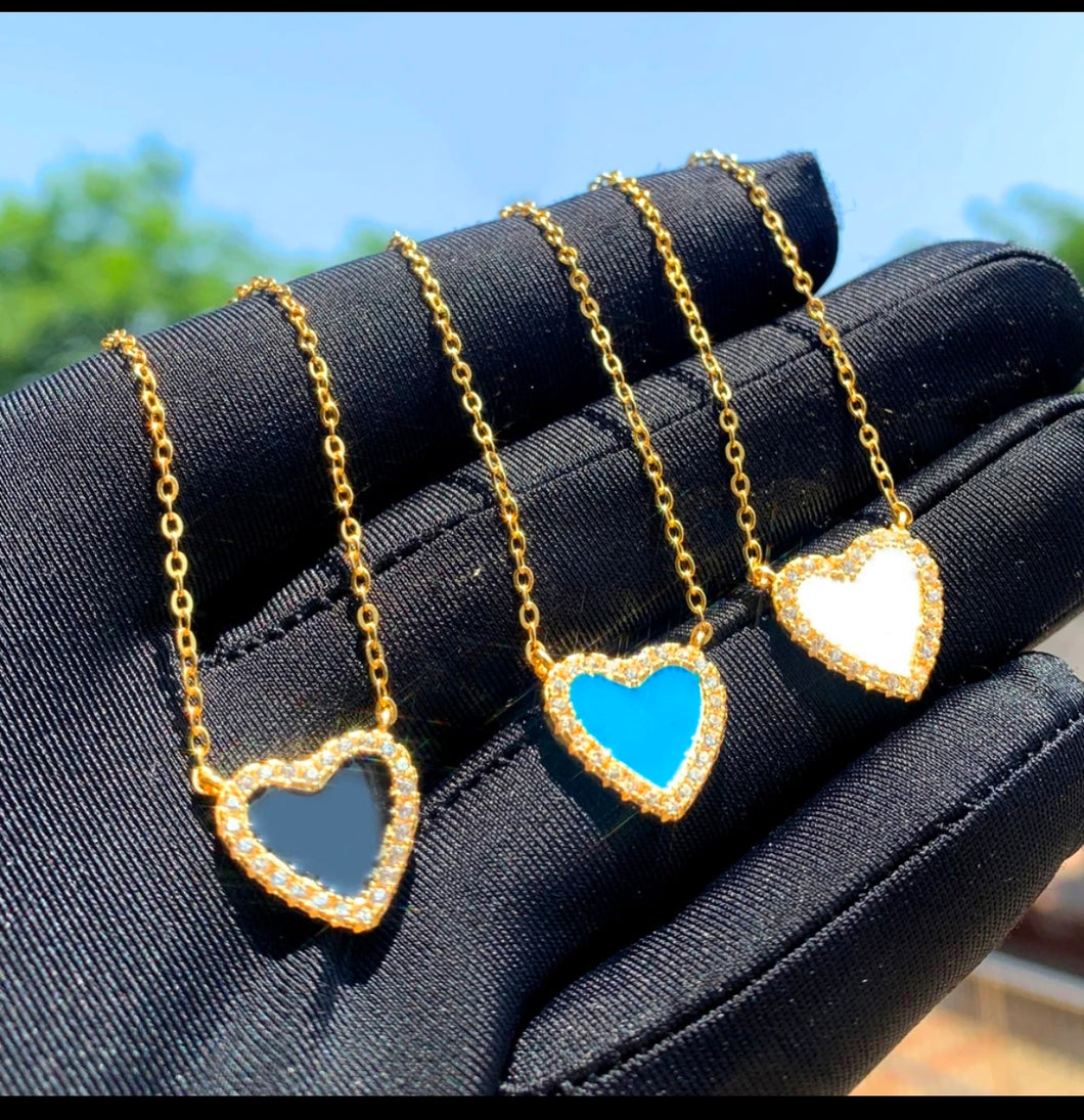 “Te Amo” -Dainty Heart Necklace