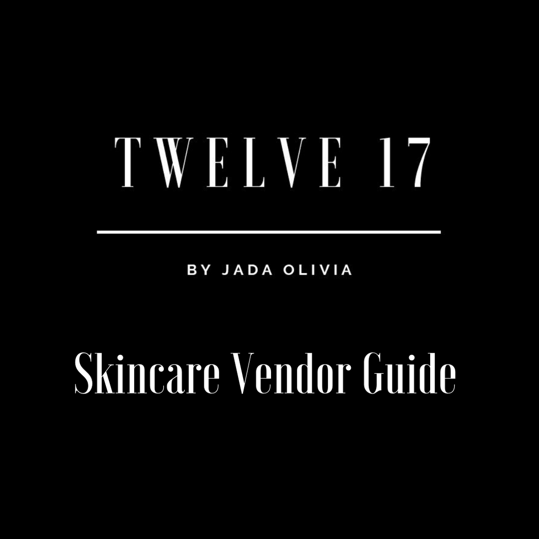 Skincare Vendor Guide