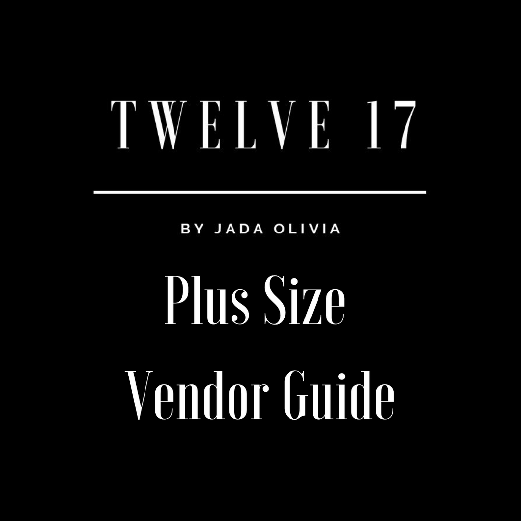 Plus Size Vendor Guide