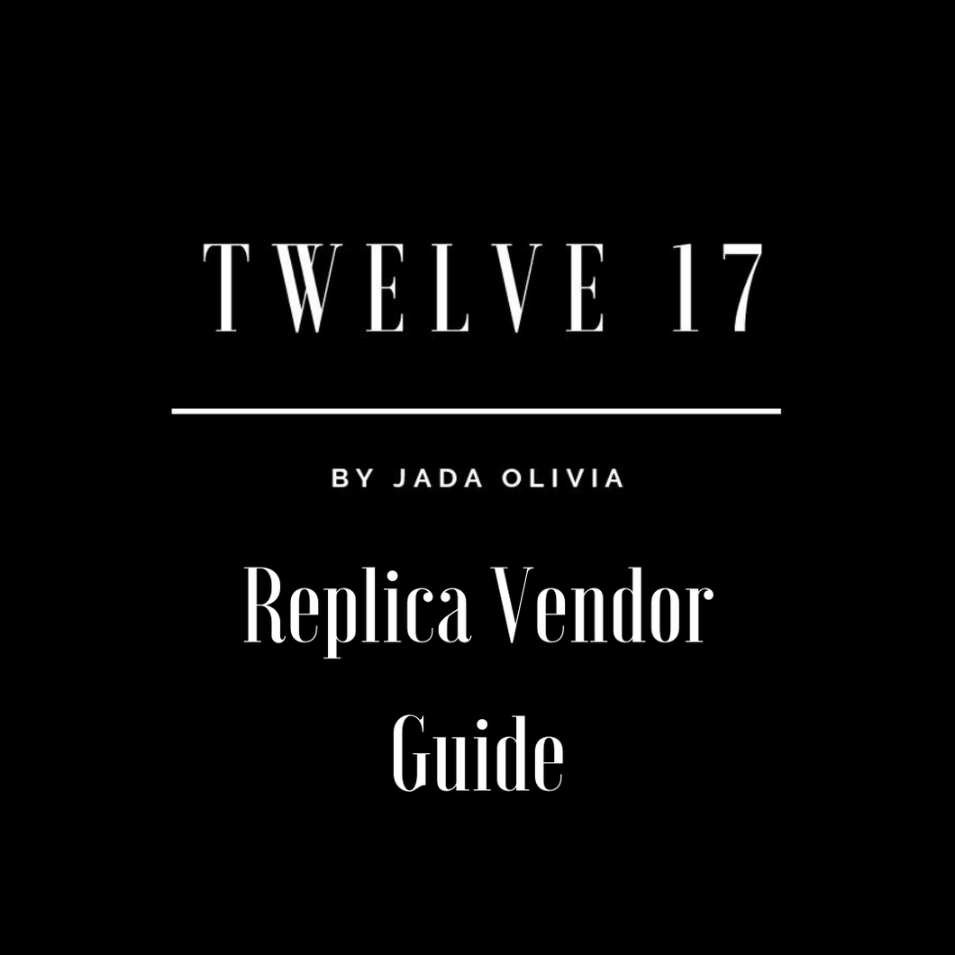 Replica Vendor Guide