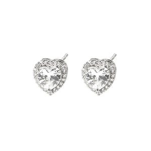 Heart Princess Stud Earrings