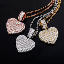 Load image into Gallery viewer, Personalized Photo Heart Necklace
