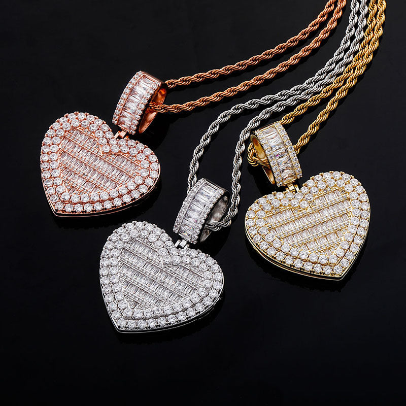 Personalized Photo Heart Necklace
