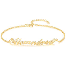 Load image into Gallery viewer, Personalized Name Anklet
