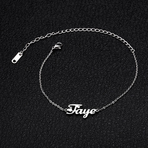 Personalized Name Anklet