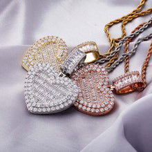 Load image into Gallery viewer, Personalized Photo Heart Necklace
