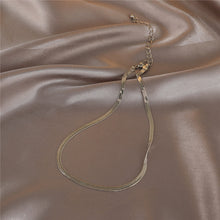 Load image into Gallery viewer, Herringbone Chain Necklace

